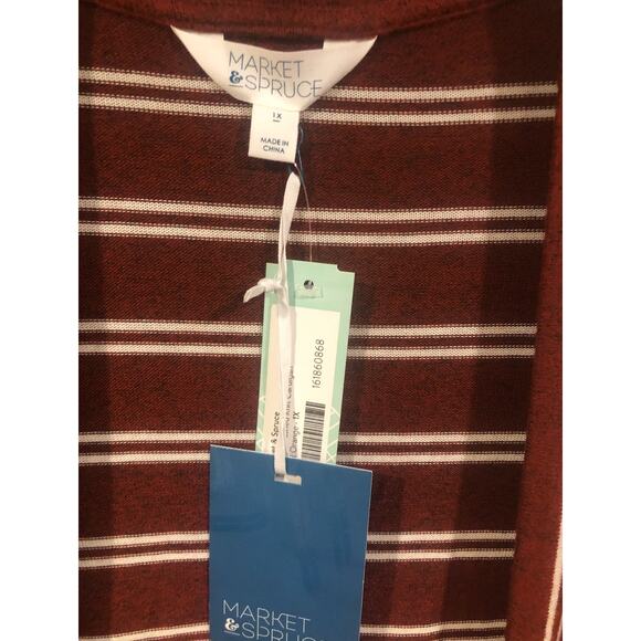 Market & Spruce Stitch Fix Barona Brushed Knit Cardigan Sweater NWT Plus 1X Soft - Picture 5 of 11